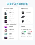 ⁦Anker Nylon Cable 322 USB-C to USB-C - 3.3ft -⁩ - الصورة ⁦4⁩