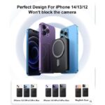 JOYROOM 10000mAh Mini Magnetic Wireless Power Bank 20W with Ring Holder JR-W050 - Image 3