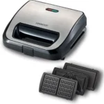 Kenwood 3 in 1 Sandwich Maker, 750 Watt, SMM02