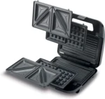 ⁦Kenwood 3 in 1 Sandwich Maker, 750 Watt, SMM02⁩ - الصورة ⁦2⁩