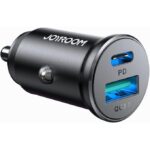 JOYROOM JR-CCN05 30W Mini Metal Fast Car Charger ,Cable 1m Tybe-C To