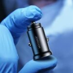 ⁦JOYROOM JR-CCN05 30W Mini Metal Fast Car Charger ,Cable 1m Tybe-C To⁩ - الصورة ⁦4⁩