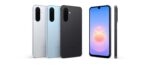 Galaxy A18 shown in Black, Silver, and Light Blue from multiple angles, highlighting its sleek and slim design.